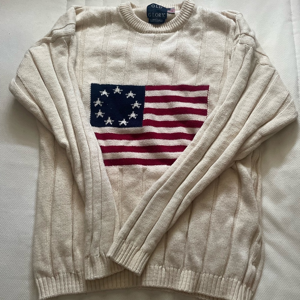 Vintage (L) 90’s Old Glory Sweater